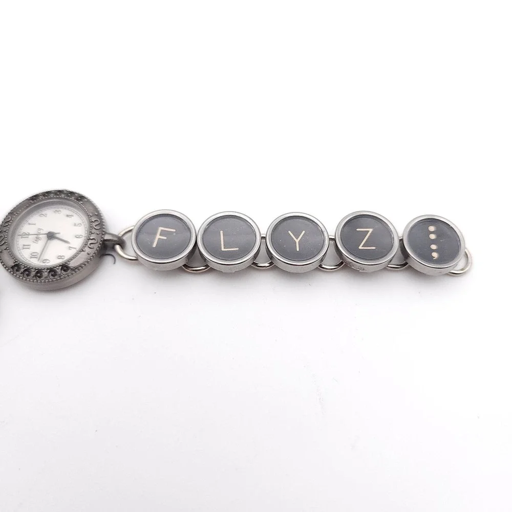 Vintage Legacy Time‎ Flyz Typewriter Key Watch Us Novelty Bracelet Watch Rare